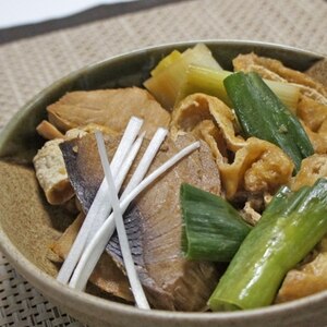 生節と油揚げの煮物